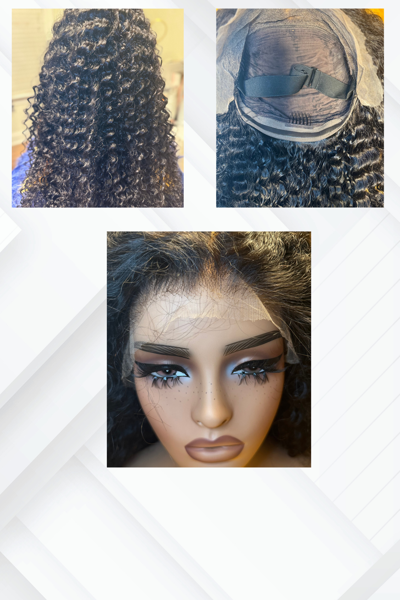 Ocean Loose Curly HD Lace Frontal Wig 24 inch