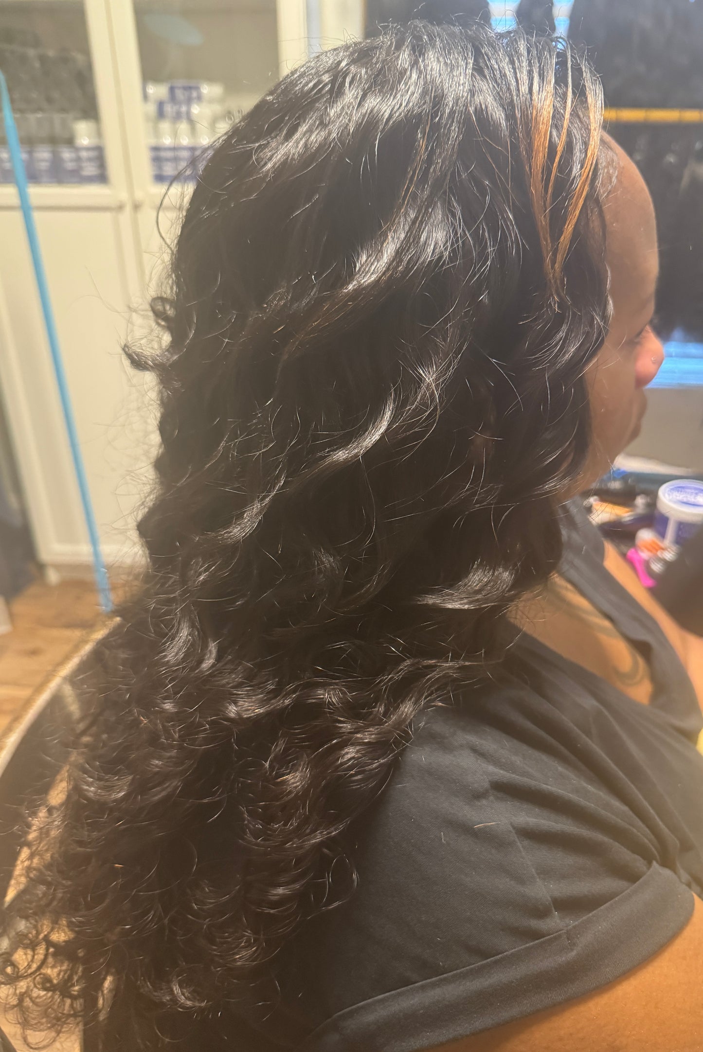 Hair Services- Natural Sew-In with Leave Out