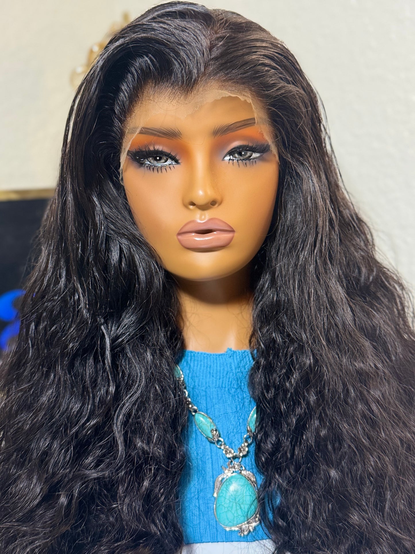 Ocean Cambodian Wave HD Lace Frontal Wig 13 x 4 22 inch