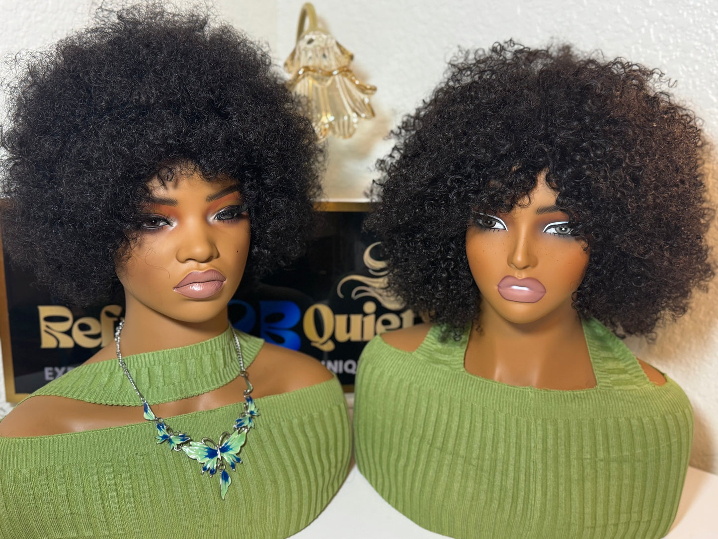 No Lace Collection: Afro to Curly Wig
