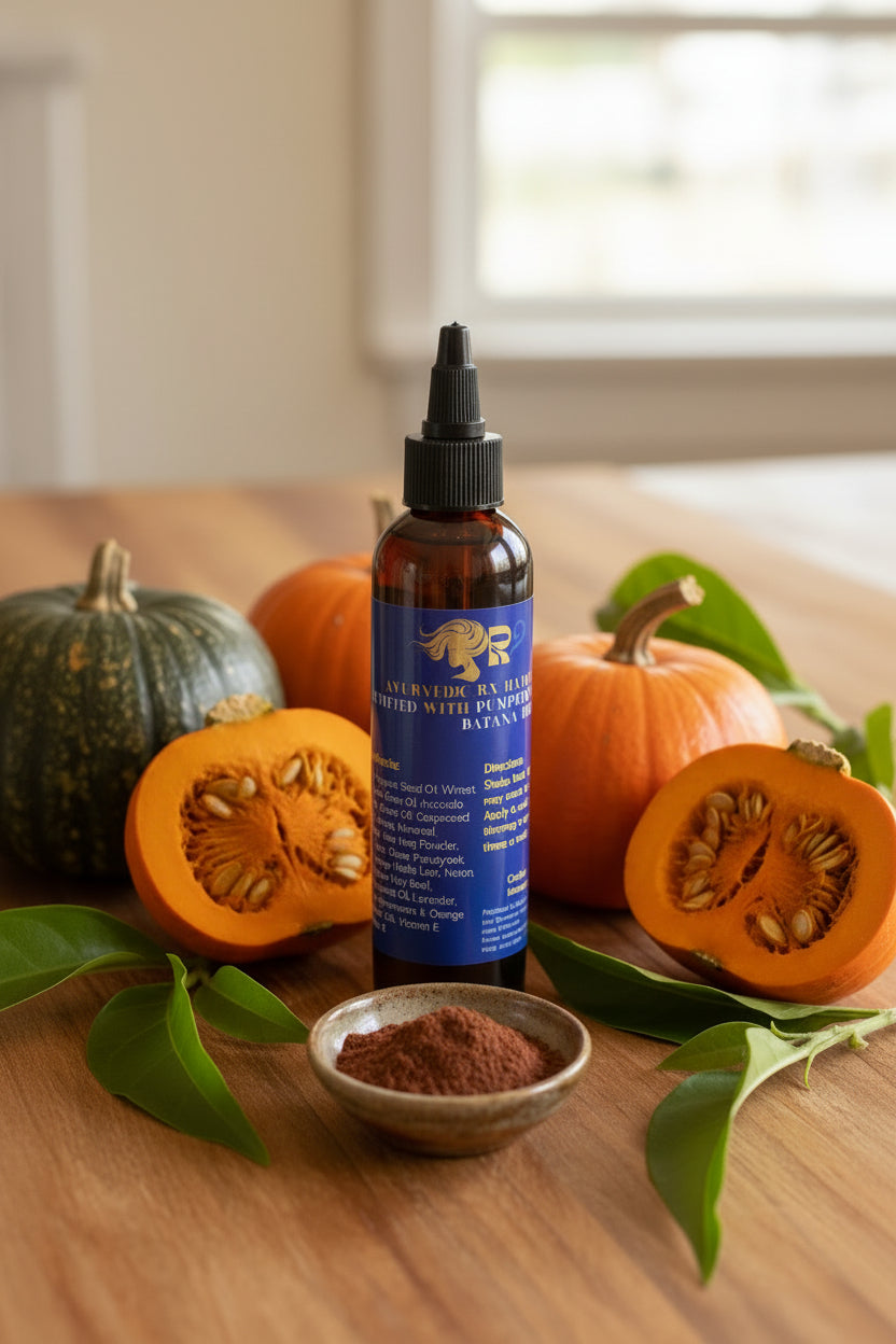 Batana Oil with pumpkins