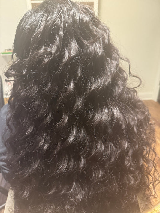 Hair Services- Natural Sew-In with Leave Out